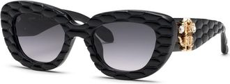 Roberto Cavalli SRC058S 0700 Mens Sunglasses Black Size 54