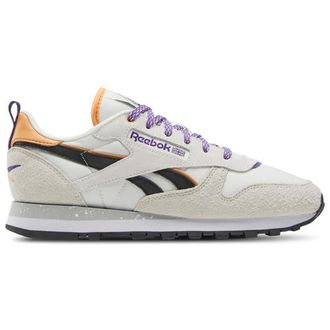 Reebok Womens Classic Leather - Shoes Dynamic Purple/Chalk/Alabaster Size 07.5