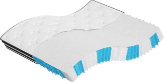 vidaXL Colchón de muelles ensacados firmeza media 160x200 cm Vidaxl