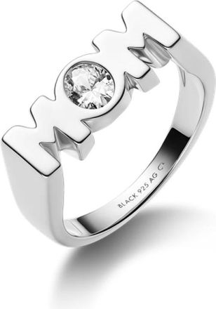 Maria Black Rings, female, Gray, 50 MM, Mom Royal Ring - Silver