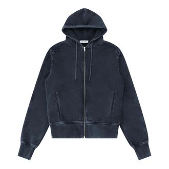 Entire studios Entire Studios - Slim Zip Up - Heren - Sweatshirts & Hoodies - Blauw - Maat: L Katoen