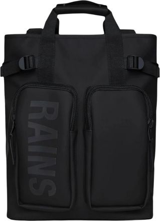 Rains Texel Tote Rugzak - Heren - Rugzakken - Zwart - ONE Size - Tassen