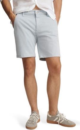 Mavi Noah Flat Front Stretch Twill Shorts in Ice Blue Casual Twill at Nordstrom Rack, Size 29