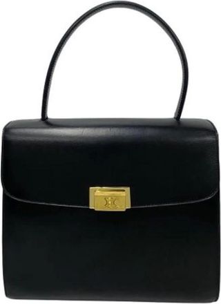 Celine Pre-owned Handbags, female, Black, Size: ONE SIZE Pre-owned Leather celine-bags