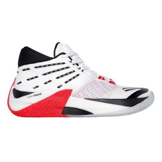 Skechers Mens Mesh Basketball Shoes (White/Black) - Size UK 6.5