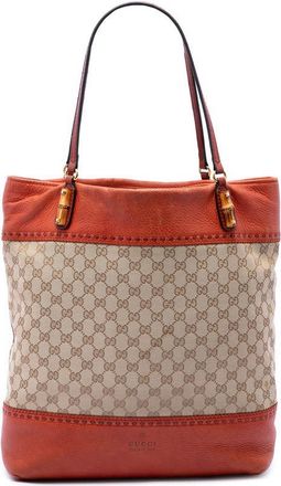 Gucci Pre-owned Gucci Large GG Canvas Laidback Crafty Tote Ladies NRD1R1Q09HVK1CLS