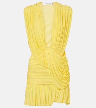CHRISTOPHER ESBER Draped jersey minidress