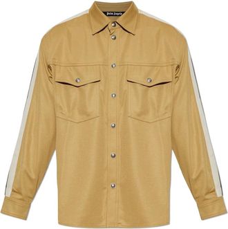 Palm Angels Hombre, Camisas, Marr&oacute;n, Talla: XL