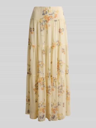Lauren Ralph Lauren Maxi-Rock aus Chiffon Modell PAULINDA MAX in Sand, Gr&ouml;&szlig;e 36