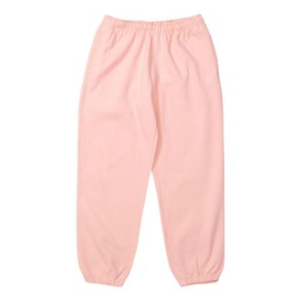 Nike Mens Nike Solid Color Straight Bundle Feet Sports Pants/Trousers/Joggers Lotus pink CW5460-697