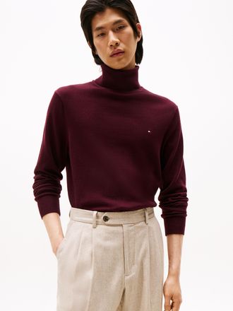 Tommy Hilfiger Rollkragenpullover »PIMA ORG CTN CASHMERE ROLL NECK«