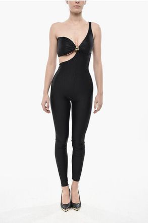Saint Laurent One-Shoulder Jumpsuit With Cut-out size 42
