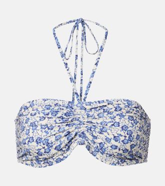 Isabel Marant Salmage floral bikini top