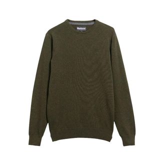 Barbour Jersey de cuello redondo Essential - Knitwear - Hombre - Verde - XL