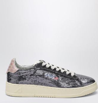Autry Sneaker Dallas Sparkling in grey sequins