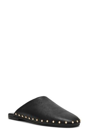 Steve Madden Pearson Mule in Black Leather at Nordstrom, Size 9.5