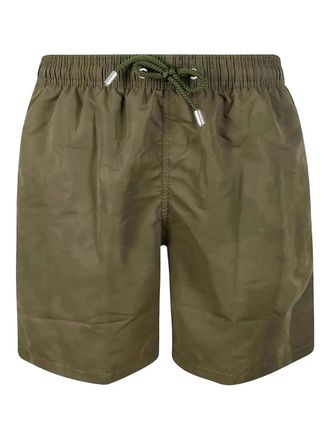 MC2 Saint Barth camouflage drawstring swim shorts - men - Polyamide/Elastane/Polyester - S - Green