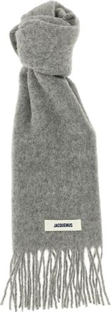 Jacquemus L Sciarpe Grigio-Uomo