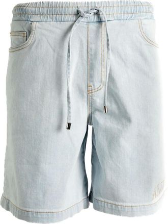 Amiri Shorts denim con coulisse - Blu
