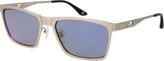 BMW Silver Metal Mens Sunglasses