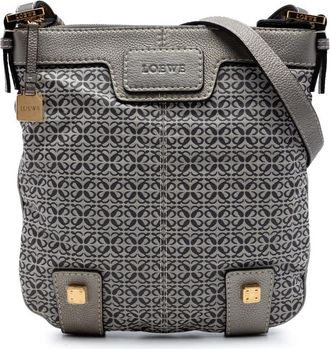 Loewe Pre-owned Loewe Anagram Canvas New Road Crossbody Unisex C0MTCWPTIW99G9F1