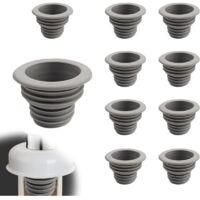 OEM Tapones De Sellado Para Lavadoras, 10 Unidades, Manguera De Desag&uuml;e Desodorante Gris (40 &times; 32 Mm), Tapones De Sellado De Manguera De Alambre, An - Cre