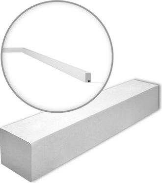 NMC Nmc - Fl11-box-10 Wallstyl Noel Marquet 1 Caja 10 Piezas Z&oacute;calo Dise&ntilde;o Moderno Blanco 20 M