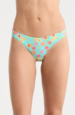 Dippin' Daisy's Swimwear Rosette Bikini Bottoms in Ocean Hibiscus at Nordstrom Rack, Size X-Small