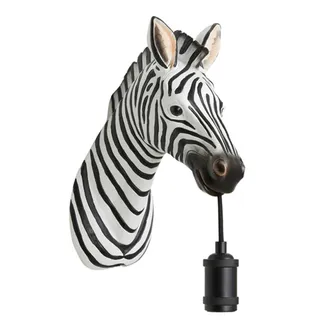 Light & Living Aplique De Pared - Zebra - Negro - Pl&aacute;stico - - Light&living