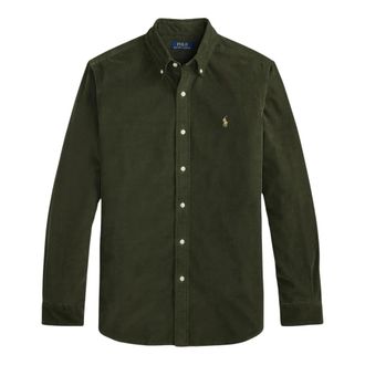 Polo Ralph Lauren Overhemden, Heren, Groen, L, 502 Company Long Sleeve Sport Shirt