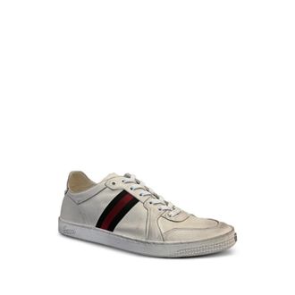 Gucci Sneakers, male, White, Size: 12 US Stretch Low-Top Sneaker
