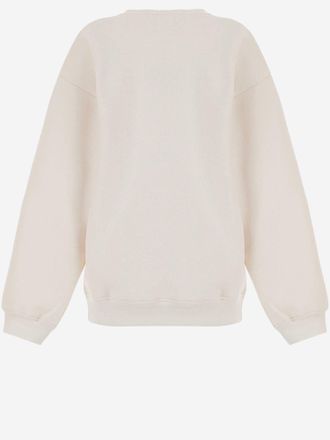 Babe & Tess Sequined Star Sweater - White