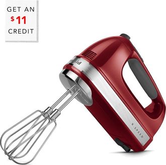 KitchenAid Kitchenaid 9-Speed Hand Mixer With Turbo Beater Ii Accessories With $11 Credit