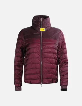 Parajumpers Womens Parajumpers Mao Burgundy Down Jacket - Navy - Size: 10/8