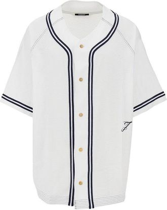 Jacquemus Baseball cotton and hemp shirt Man XXL