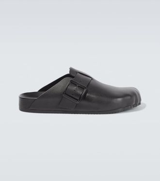 サンダル・ミュール BALENCIAGA Balenciaga Nano Bow Mules (834617 W0WMV 1082) Balenciaga Knife Leather Bow Mule Pumps | Neiman Marcus