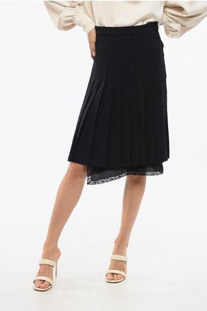 N°21 Pleated Skirt with Lace Detail size 44