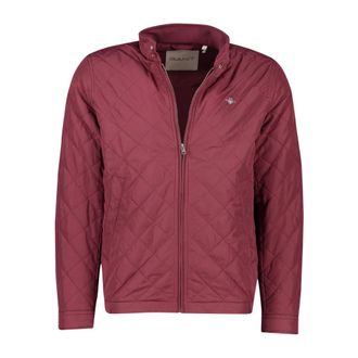 GANT Jassen, Heren, Rood, L, Polyester, Gewatteerde Windbreaker