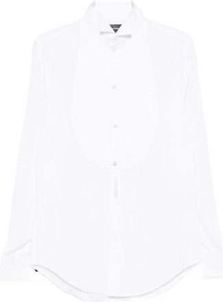 Emporio Armani Pointed Collar Shirt - Heren - Zakelijke Overhemden - Wit - 2XL - Overhemden