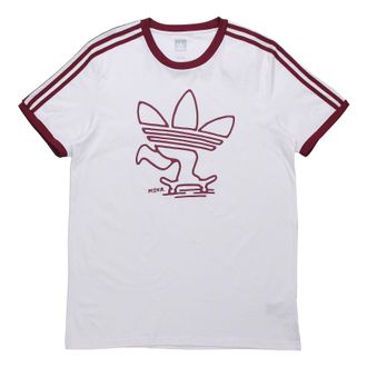adidas originals Meka Tre Tee Creative Logo Short Sleeve White EC4884