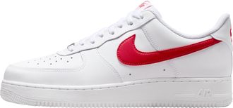 Nike Mens Air Force 1 White University Red
