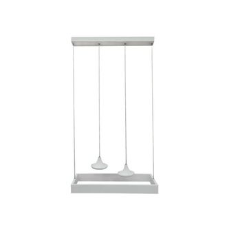 Trade Shop Trade Shop Traesio - Trade Shop - Lampadario Led Moderno Minimal Lampada Sospensione 32 W Luce Fredda Lp-08 Bianco