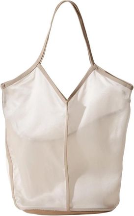 Hereu Calella R Small Cream Taupe Tas - Dames - Shoppers - Wit - ONE Size - Tassen