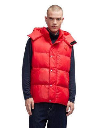 Pajar Channel Quilted Puffer Vest in Current Red at Nordstrom, Size X-Large