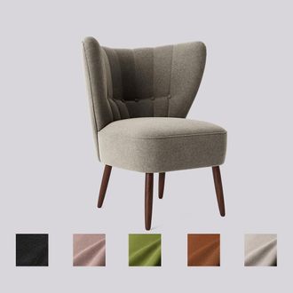 Swoon Editions Swoon | Fitz | Armchair | Beige | Smart Wool | W: 71 cm D: 73 cm H: 83 cm