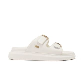 Australia Luxe Womens Larissa Nappa Cream Sandals - White - Size EU 38