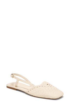 Franco Sarto Ilona Slingback Flat in Marshmallow at Nordstrom, Size 6.5