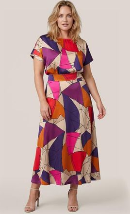 Mart Visser Scarlett Print Top Plum / Multi Maxi