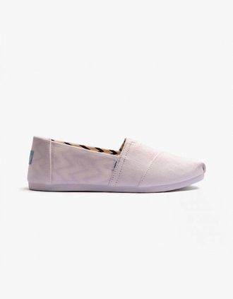 Toms Womens TOMS ALPARGATA Womens Cotton Canvas White - Size: 4