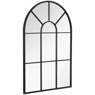 HOMCOM Specchio A Muro 91x60 Cm Per Camera Da Letto E Soggiorno Nero - Homcom